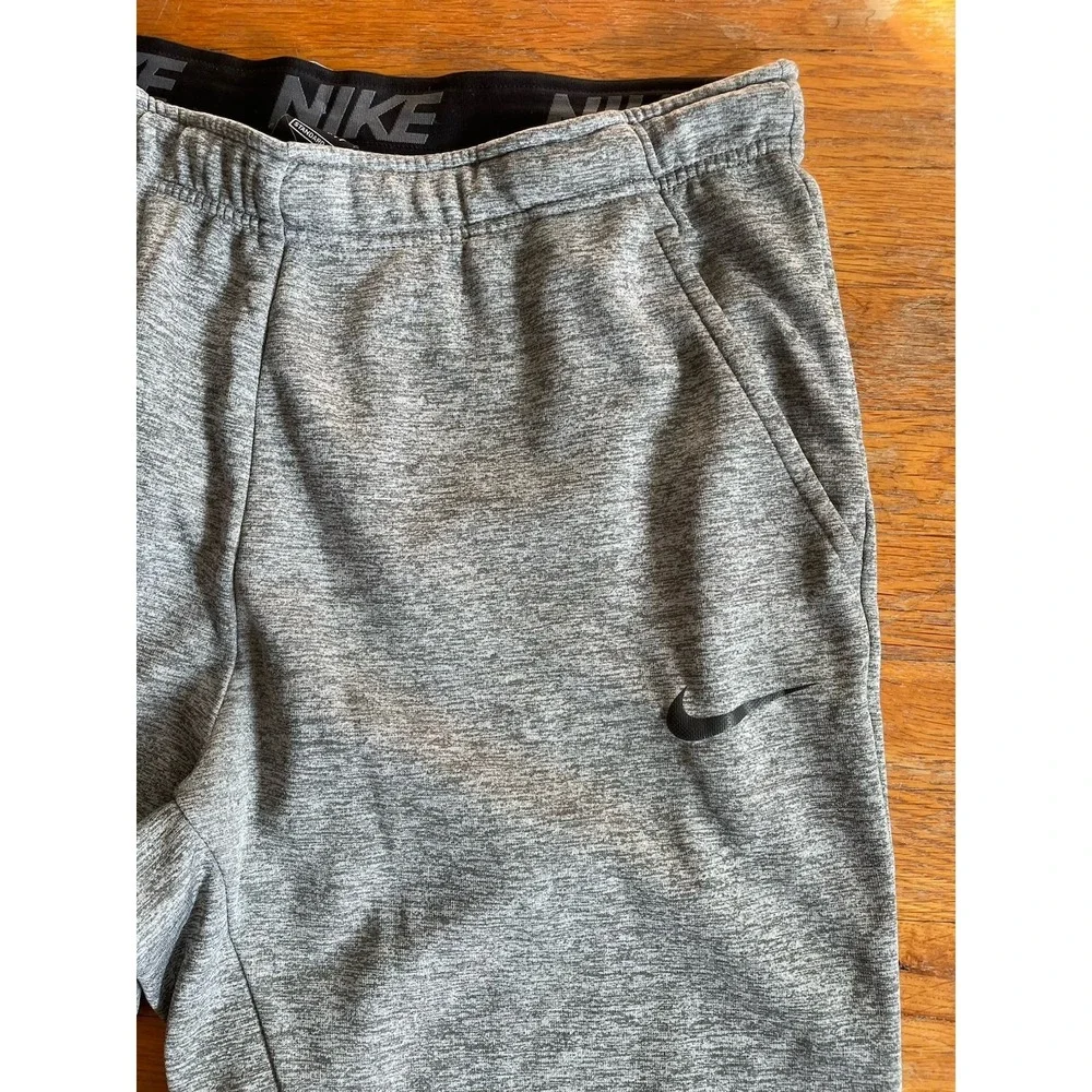 Nike Sweatpants sz XL Therma Fit Heather‎ Gray Jogger Pants Dri Fit